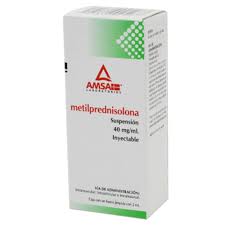METILPREDNISOLONA INY. 40 MG./1 ML. CAJA C/1 AMP. C/2 ML.