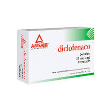 DICLOFENACO SODICO INY. 75 MG. CAJA C/2 AMP. C/3 ML.