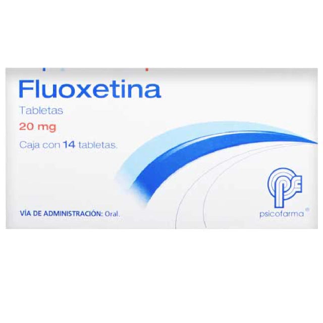 FLUOXETINA TAB. 20 MG. CAJA C/14