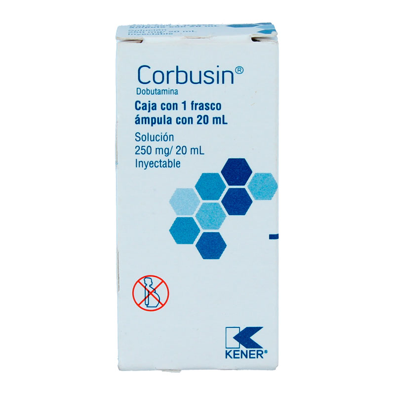 DOBUTAMINA 250MG/20ML(CORBUSIN) SOL 20ML