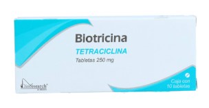 BIOTRICINA 250 MG CAJA C/10 TAB