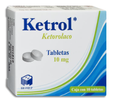 KETROL TAB. 10 MG. CAJA C/10