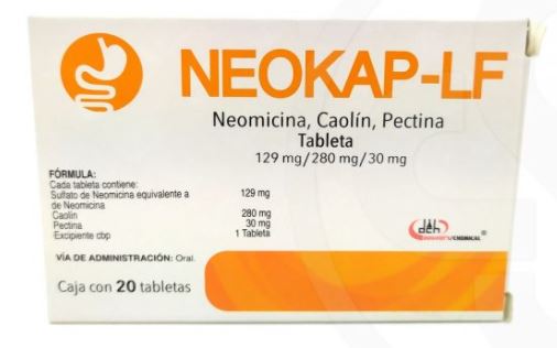 NEOKAP-LF TAB 129/280/30 MG CAJA C20