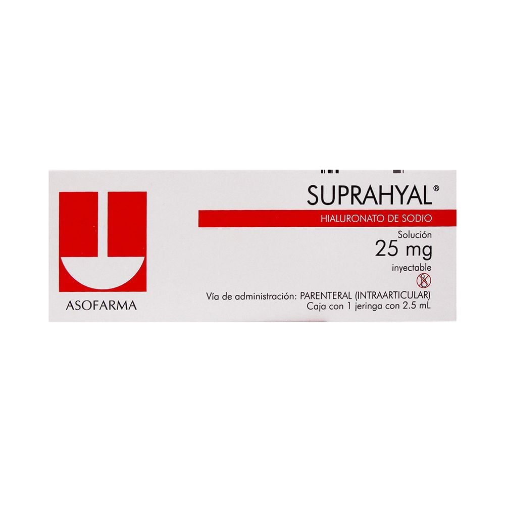 SUPRAHYAL 25MG INY 2 5ML C1