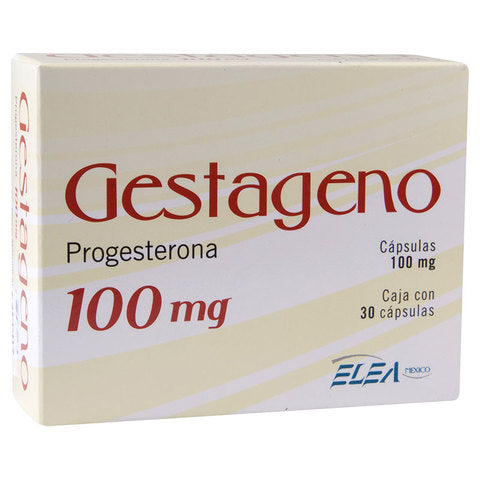 GESTAGENO 100MG CAP C30