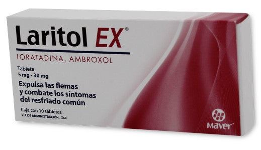 LARITOL EX 5/30MG 10 TAB LGEN N