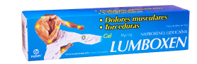 LUMBOXEN GEL 10/2 G. CAJA AZUL C/TUBO C/35 G.