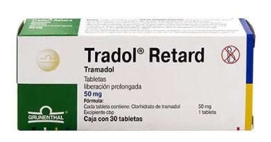 TRADOL RETARD 50 MG 30 TAB