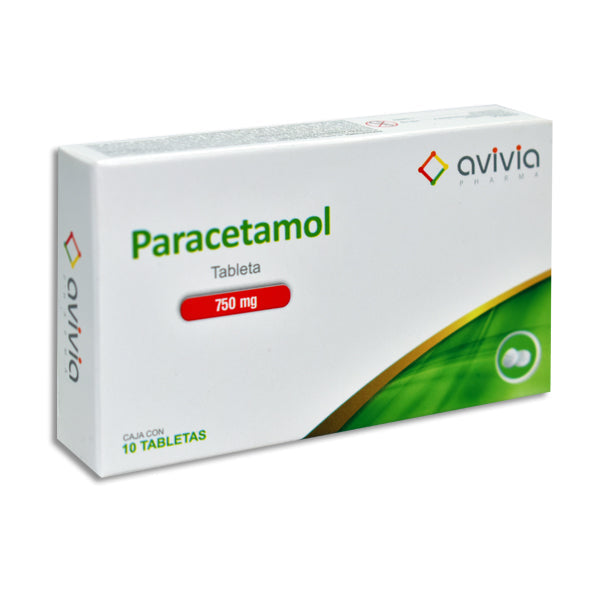 PARACETAMOL 750MG 10 TAB LGEN