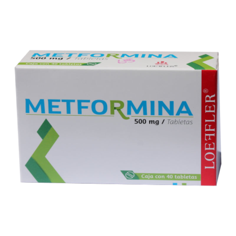 METFORMINA 40 TAB 500 MG