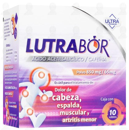 LUTRABOR 850/65MG PVO 10SB N
