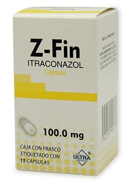 Z-FIN CAP. 100 MG. CAJA C/15