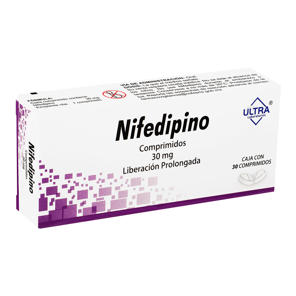 NIFEDIPINO LP 30 MG 30 CPR LGEN