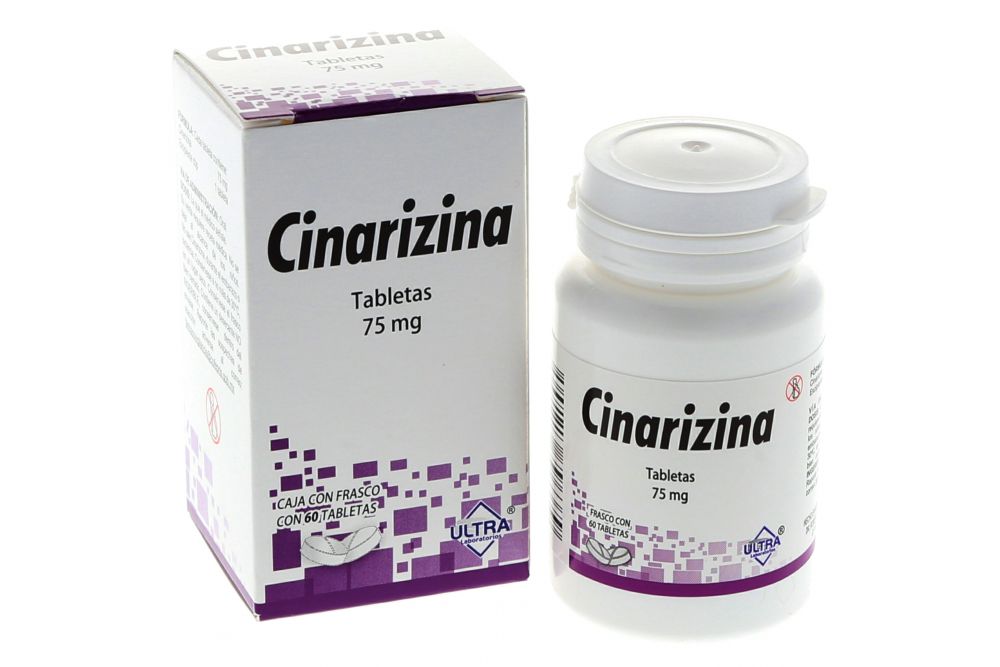 CINARIZINA 75 MG 60 TAB LGEN