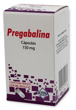 PREGABALINA CAP. 150 MG. CAJA C/28