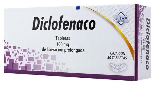 DICLOFENACO TAB. 100 MG. CAJA C/20