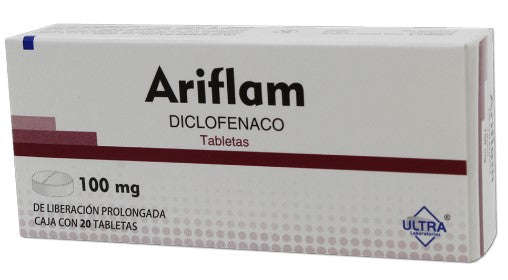 ARIFLAM TAB. 100 MG. CAJA C/20