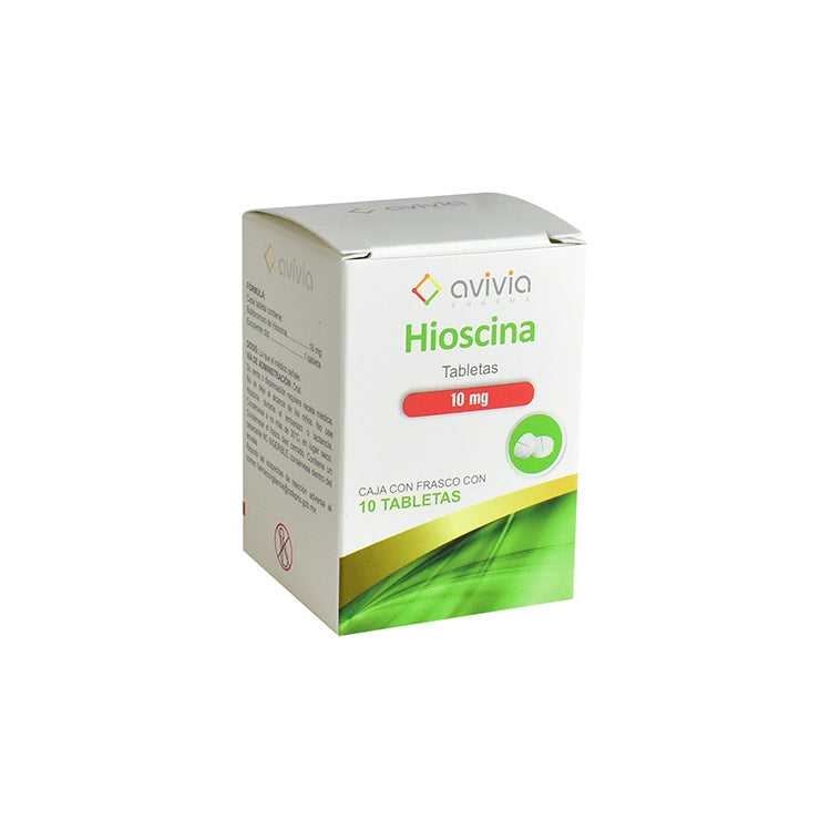 HIOSCINA TAB 10 MG CAJA C/10 TAB