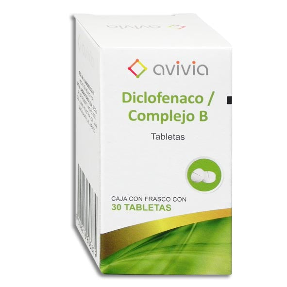DICLOFENACO/COMPLEJO B TAB. CAJA C/FCO. C/30
