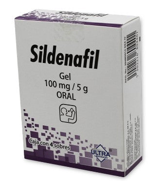 SILDENAFIL 100MG/5G GEL 4SB LGEN