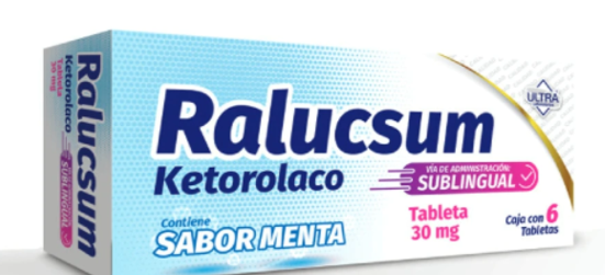 RALUCSUM SUBLING MENTA ULTRA30MG - TAB 6
