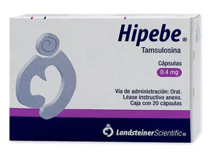 TAMSULOSINA (HIPEBE) CAP. 0.4 MG. CAJA C/20