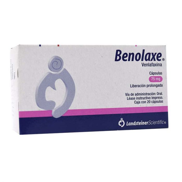 VENLAFAXINA (BENOLAXE) CAP. L.P. 75 MG. CAJA C/20