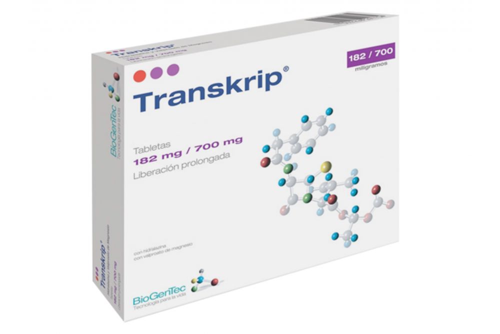 TRANSKRIP TAB 182/700MG CAJ C/56