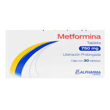 METFORMINA TAB. L.P. 750 MG. CAJA C/30