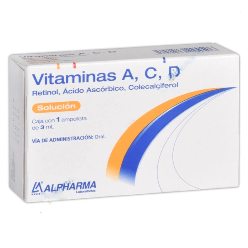 VITAMINAS ACD SOL ING CAJA C1 AMP C3 ML