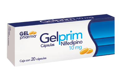 NIFEDIPINO CAP. 10 MG. CAJA C/20 (GELPRIM)