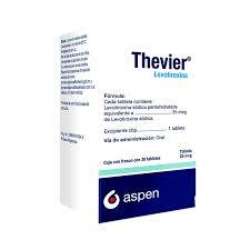 THEVIER 25 MCG FCO 30 TAB