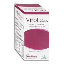 VIFOL+ HIERRO TAB. 180 MG. CAJA C/FCO. C/60