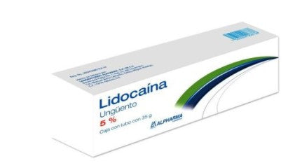 LIDOCAINA UNGUENTO CAJA C/TUBO C/35 G.