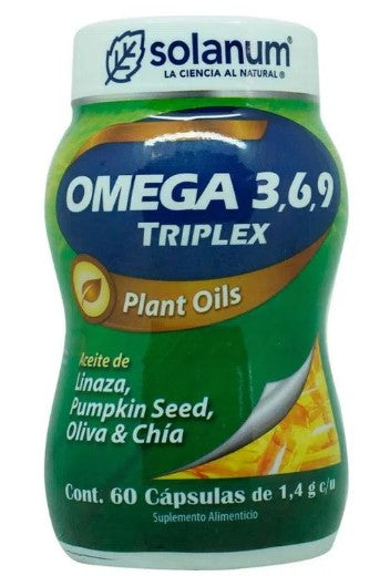 OMEGA 3-6-9 TRIPLEX PLANT-OI 60CAPS