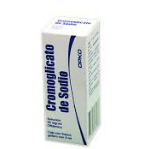 CROMOGLICATO DE SODIO SOL. OFTAL. 4% FCO. GOTERO C/5 ML.