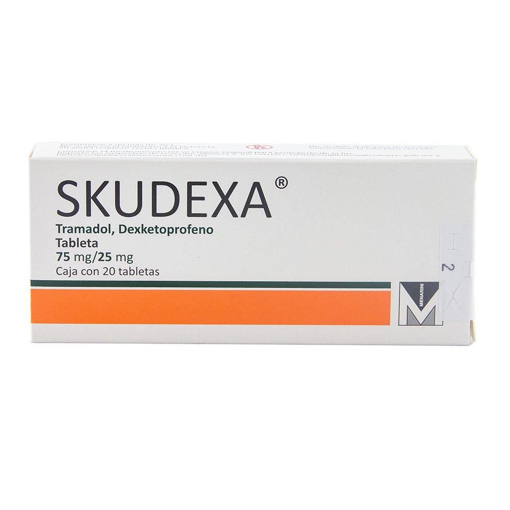SKUDEXA 75/25 MG 20 TAB