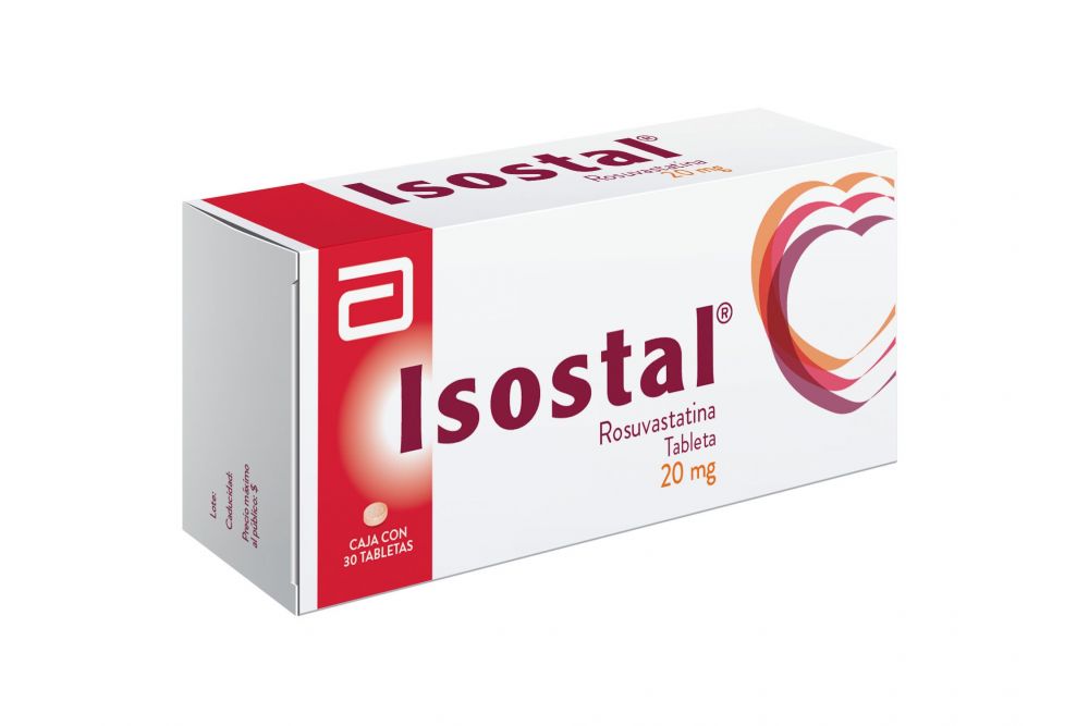 ROSUVASTATINA 20MG (ISOSTAL) 30TABS