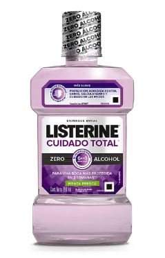 LISTERINE CUIDADO ZERO 250ML