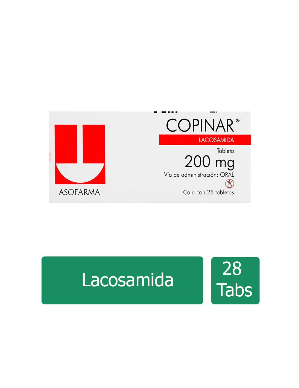 COPINAR 200 MG 28 TAB