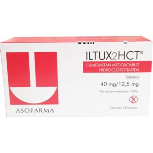 ILTUX2HCT 40/12.5MG 28 TAB