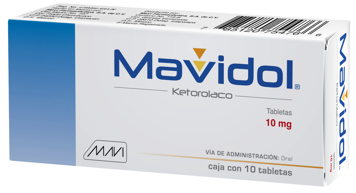 MAVIDOL 10MG TAB C10