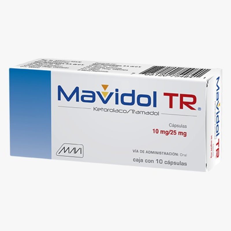 MAVIDOL TR 10/25MG CAP C10