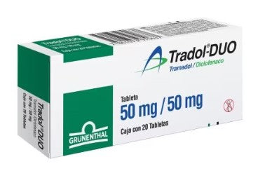 TRADOL-DUO 50/50 MG 20 TAB