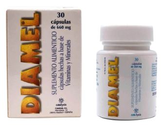 DIAMEL 755 MG SUP ALIM 30 CAPS