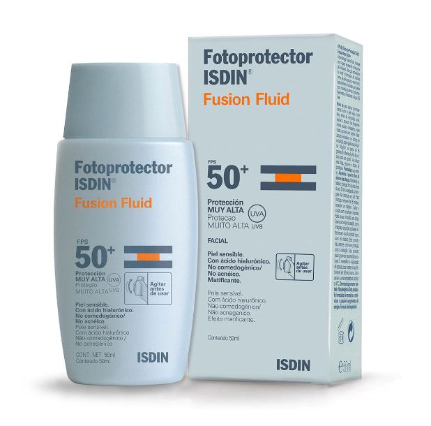 Fotoprotector ISDIN para piel sensible con ácido hialurónico