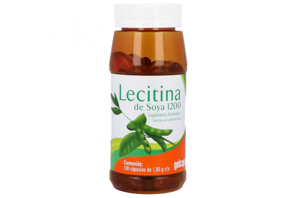 LECITINA DE SOYA 1200 CAP. FCO. C/100