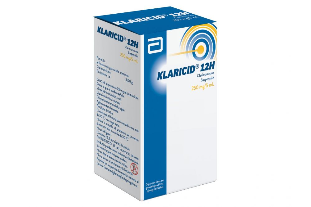 KLARICID 12H 250MG SUSP 60ML
