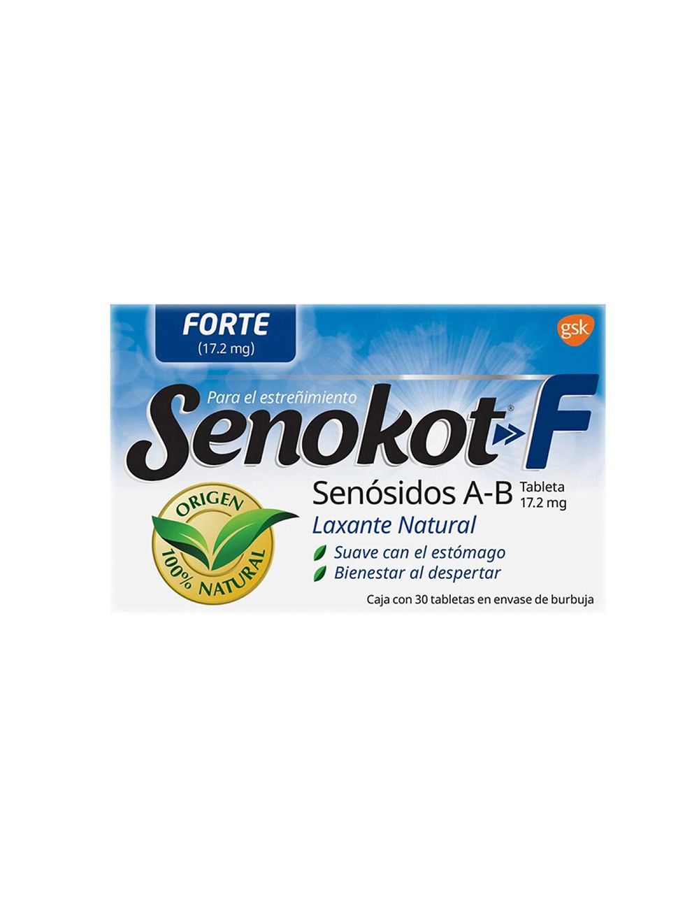 SENOKOT-F 374MG 30 TAB
