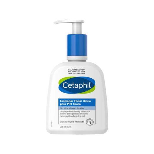 Cetaphil Gel limpiador diario para piel grasa